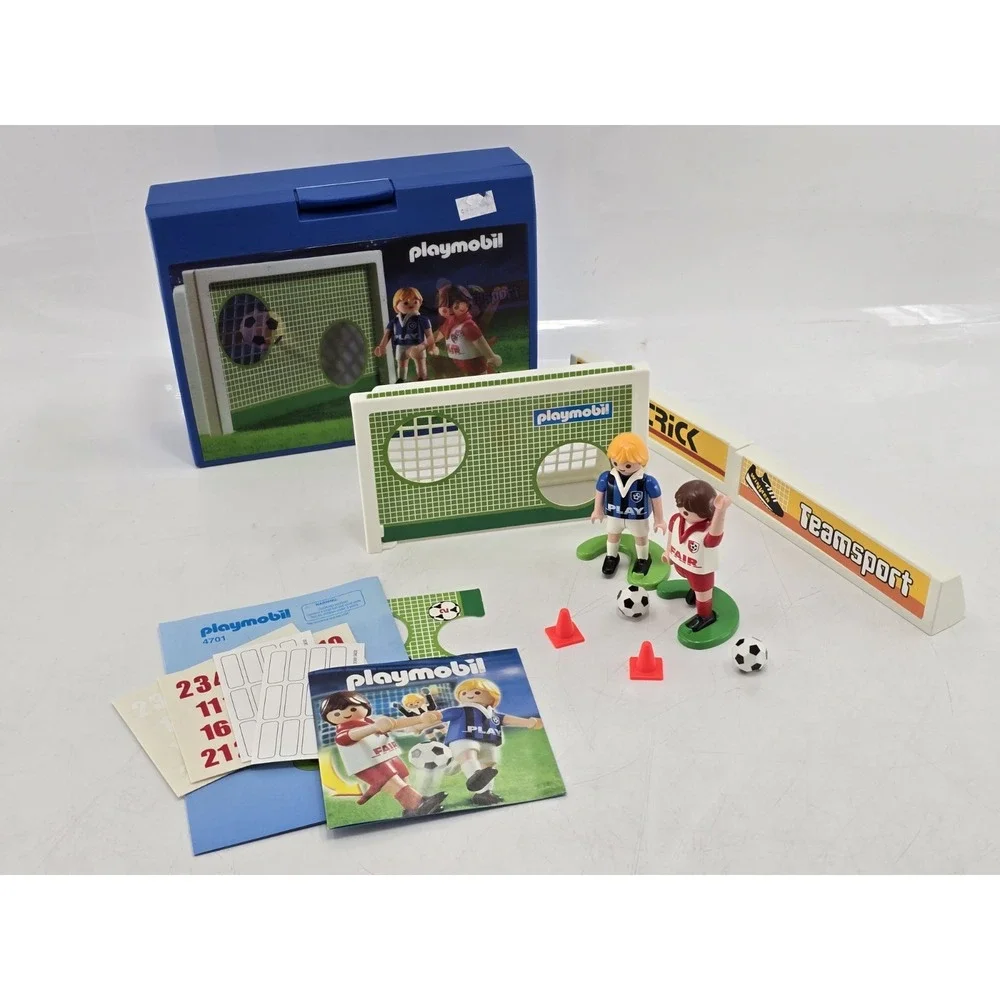 Playmobil Sports Soccer Shootout Set 4701 Goals Balls Net -  Complete! Unplayed? - Picture 5 of 10